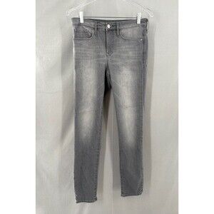 Athleta Womens 8 Jeans Sculptek Skinny Stretch Comfort Mid-Rise Gray